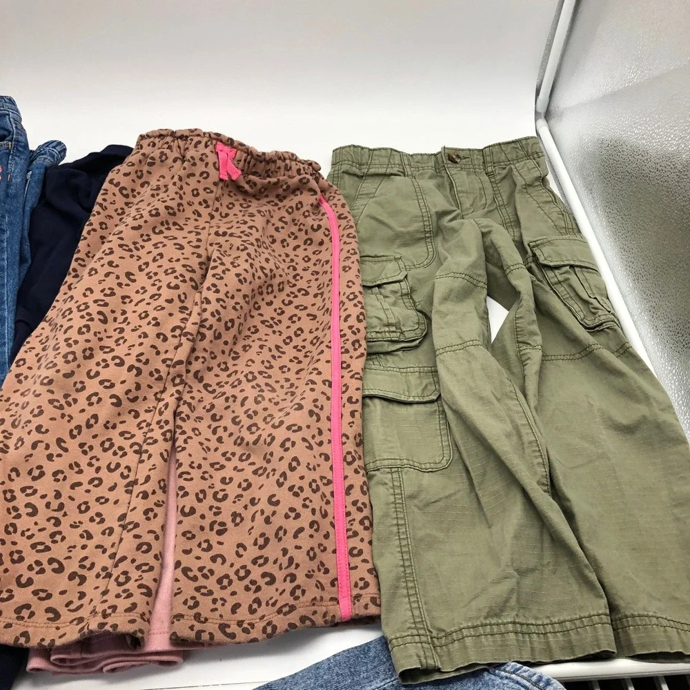 Girls 5T Jeans Pants BUNDLE Fall Winter Old Navy H&M Gap Baggy Flare Straight
